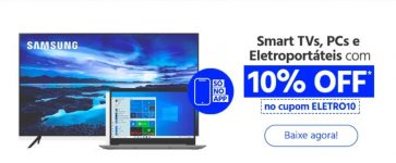 Cupom de 10% de Desconto – Exclusivo App Submarino