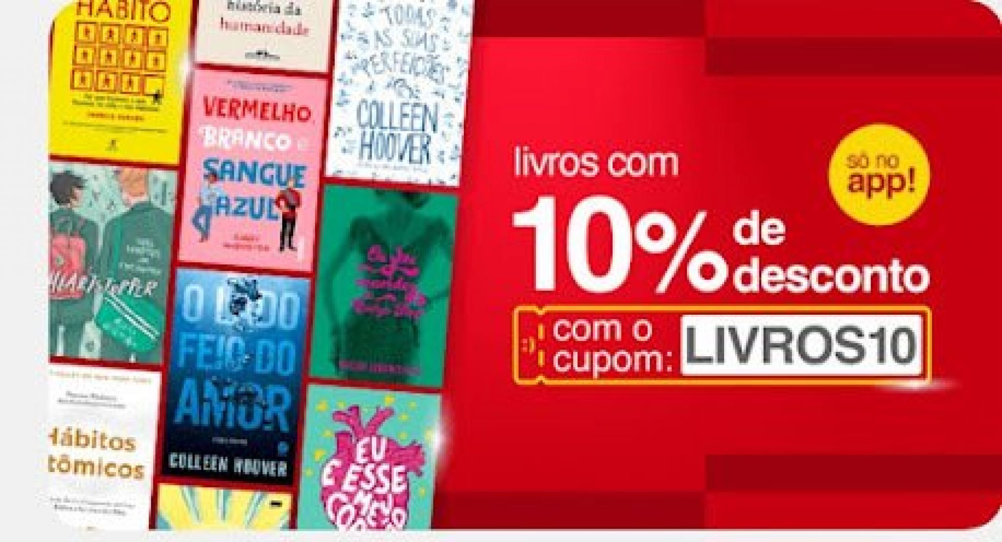 Cupom De 10% De Desconto Em Livros - Americanas - Boletando