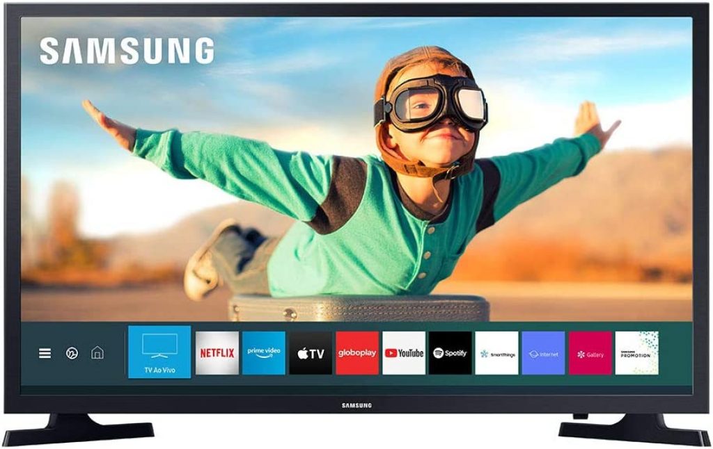 Smart TV Samsung Led 32″ Wi-Fi HDMI USB Conversor Digital – LH32BETBLGGXZD – Bivolt