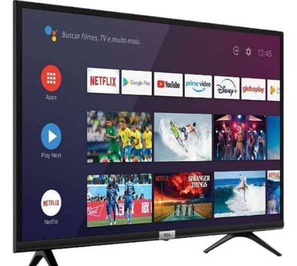 Smart TV 32" TCL Led S5200 HD HDR Android com Bluetooth e Google