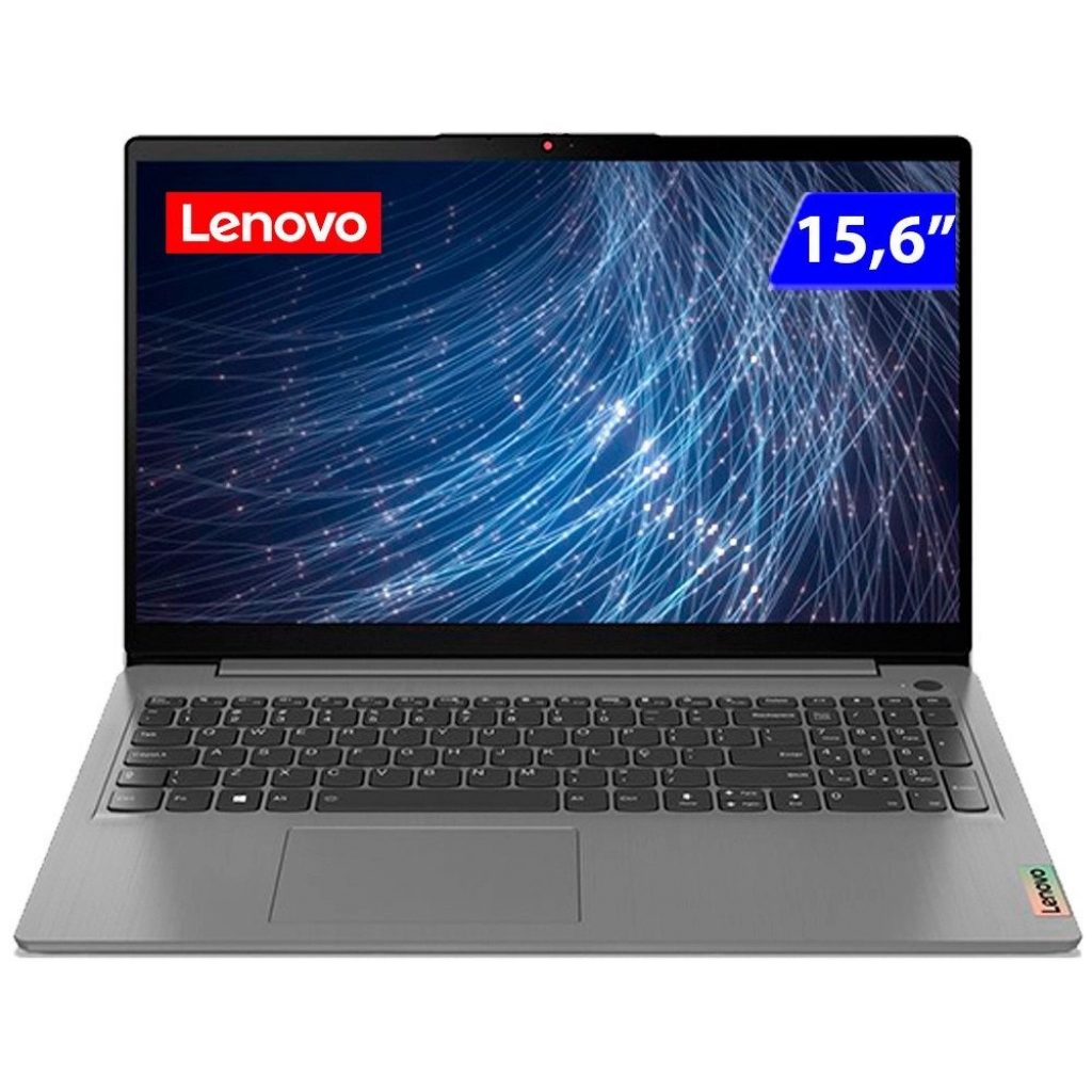 Notebook Lenovo Ultrafino IdeaPad 3i Intel Core i3-1115G4, 4GB RAM, SSD 256GB, 15.6 Full HD, Linux, Cinza – 82MDS00300