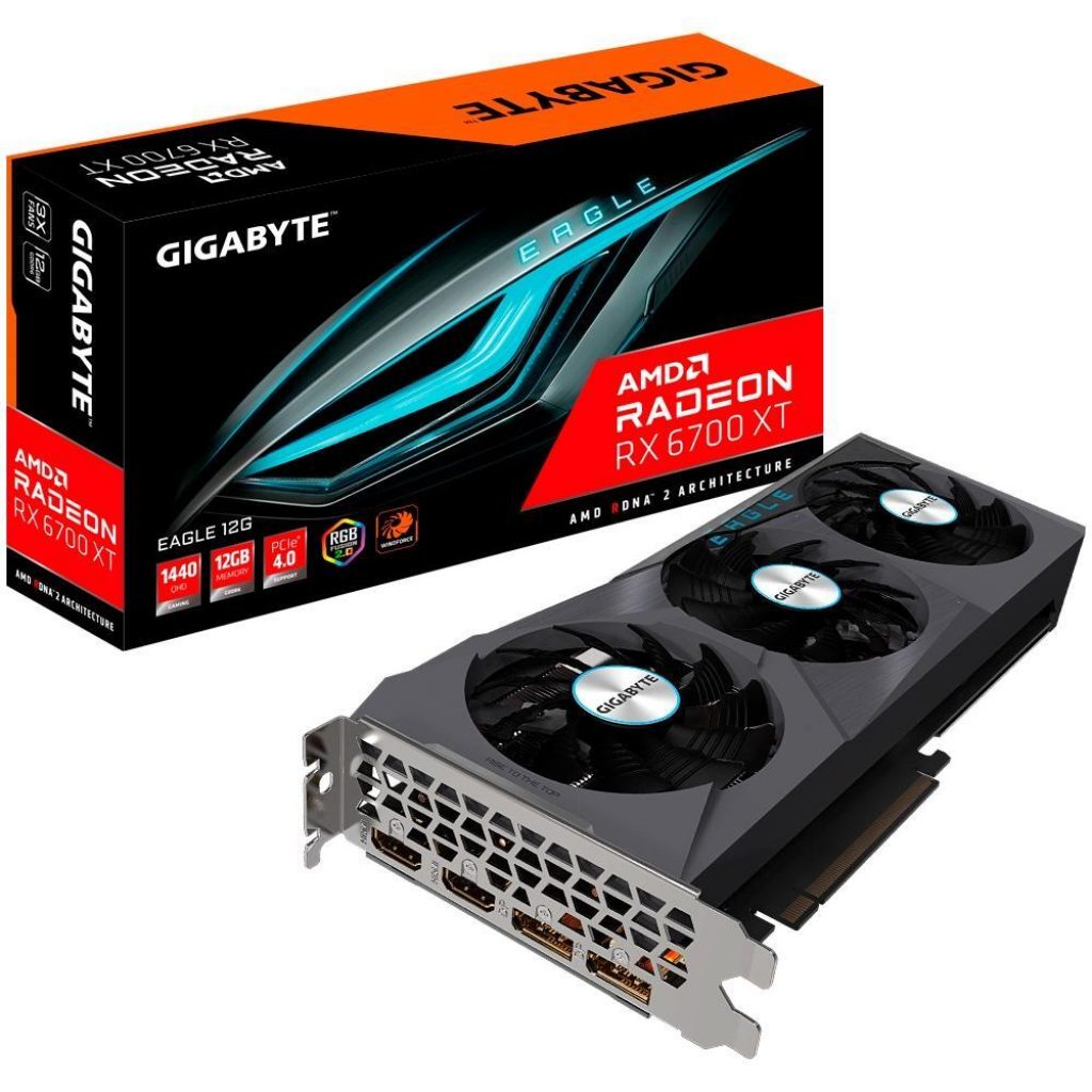 Placa de Vídeo PowerColor Fighter AMD Radeon RX 6700 XT, 16Gbps, 12GB GDDR6, AMD RDNA 2 Architecture e FreeSync – AXRX 6700XT 12GBD6-3DH – Power Color