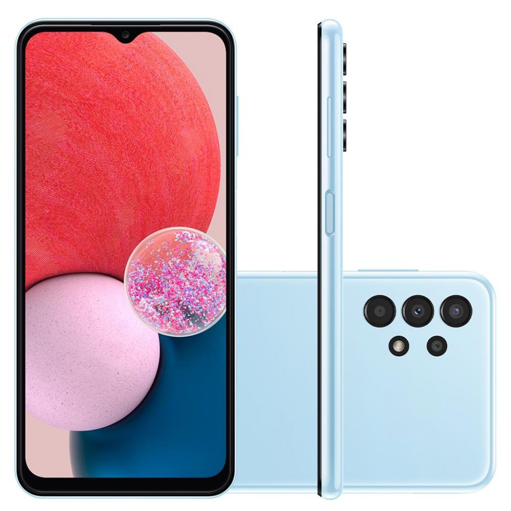 Smartphone Samsung Galaxy A13, 4GB RAM, 128GB, Octa Core, Câmera Quádrupla 50MP, Tela Infinita 6.6, Azul – SM-A135MLBLZTO