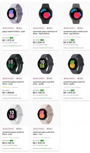 SmartWatchs com 40% de Cashback – Shoptime