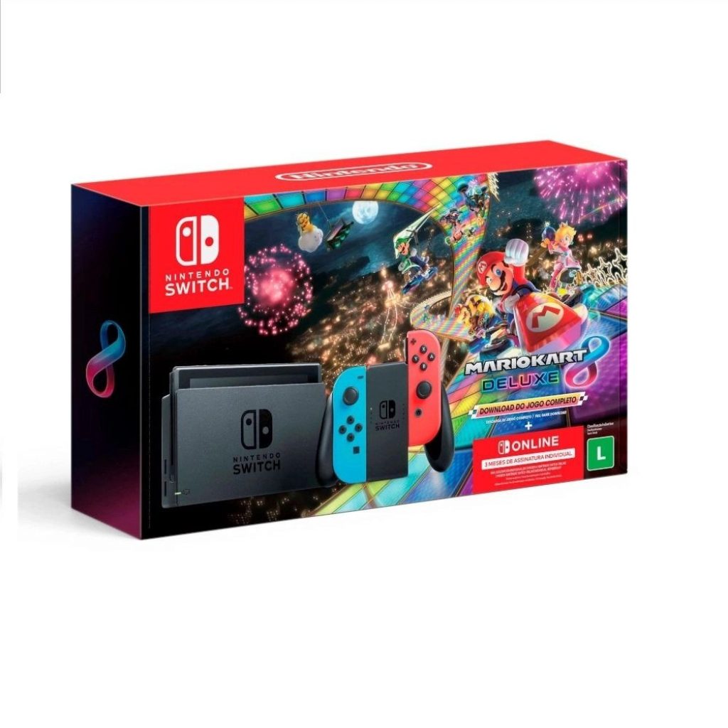 Nintendo Switch Mario Kart 8 Deluxe 32GB + 3 Meses de Nintendo e-shop