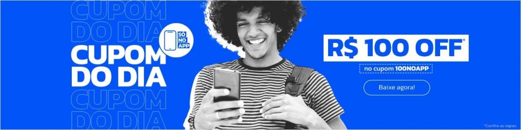 Cupom de R$100 de Desconto – Submarino