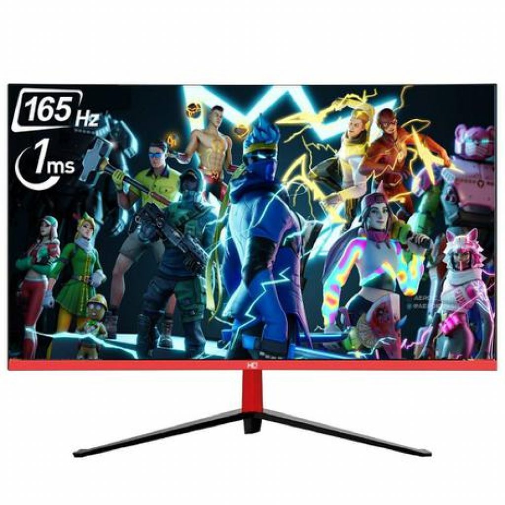 Monitor Gamer 27″ 144Hz a 165Hz 1ms Curvo LED Full HD sem bordas AMD FreeSync Nvidia G-Sync HDMI Display port alto falantes integrados iluminação RGB – HQ Battle 27H165G