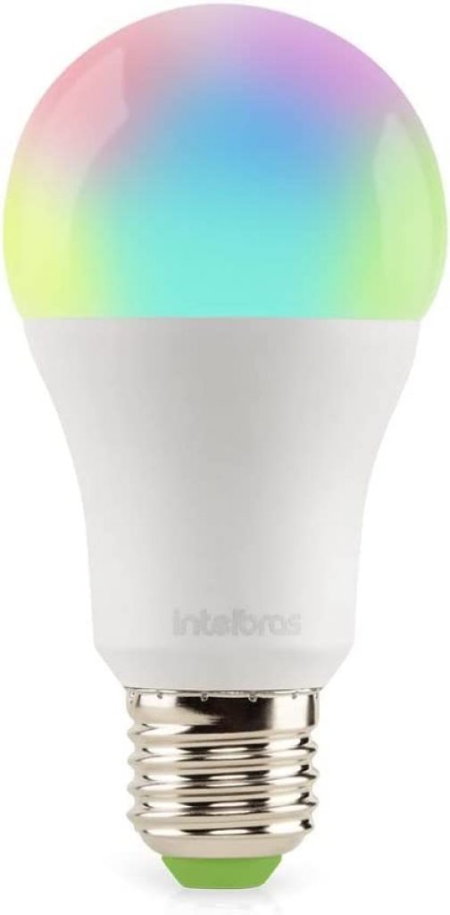Smart Lâmpada Inteligente Intelbras EWS 407 com 16 milhões de cores Casa Inteligente Wi-Fi