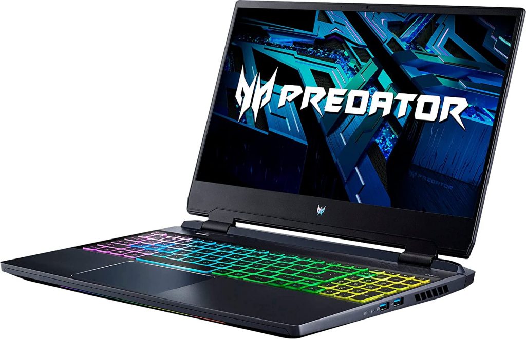 Notebook Acer Predator Helios 300 Gaming Laptop 15.6″ FHD IPS 165Hz Display 12th Gen Intel 14-Core i7-12700H GeForce RTX 3060 RGB Backlit USB-C Thunderbolt 4 HDMI2.1 + HDMI Cable (16GB RAM | 512GB PCIe SSD)
