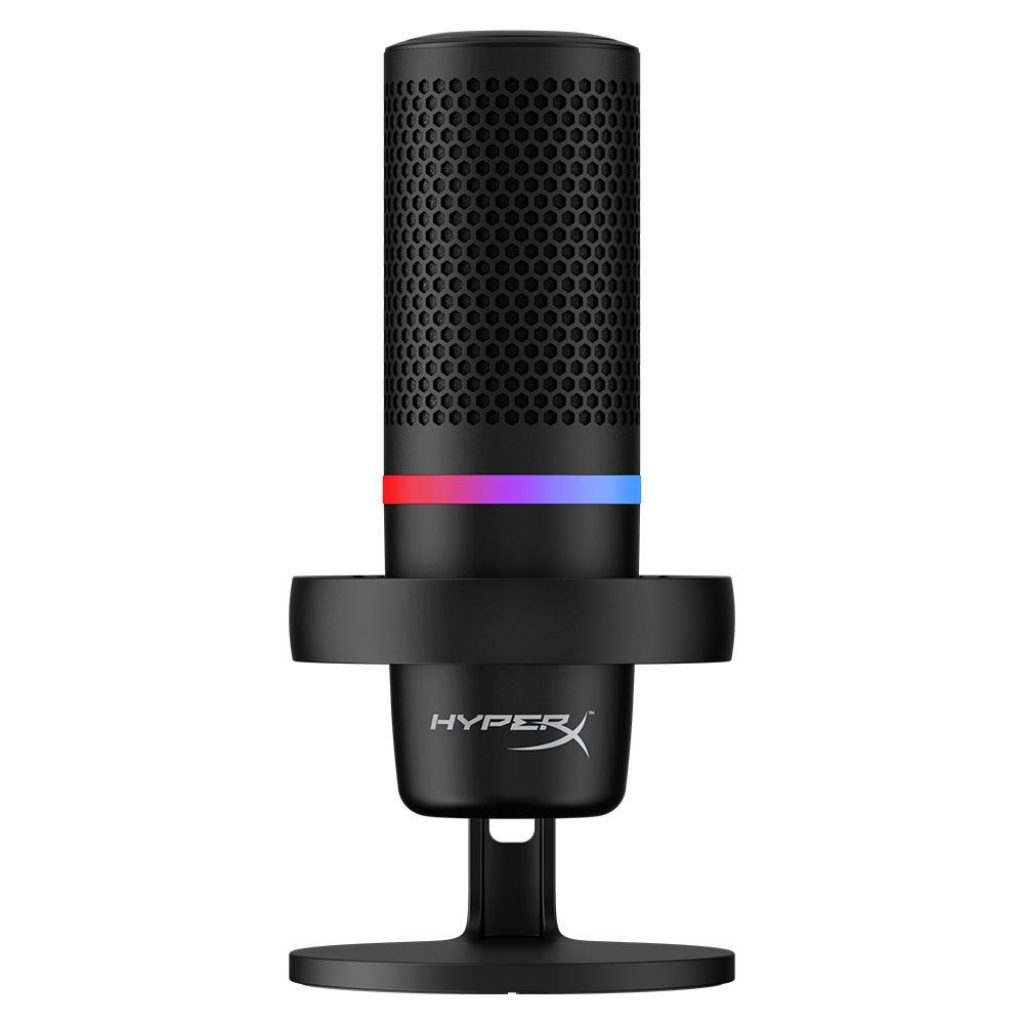 Microfone HyperX DuoCast Black, RGB, USB, Preto – 4P5E2AA