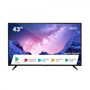 Smart Tela DLED 43” Full HD Multi Android 3 HDMI 2 USB Wi-Fi – TL046