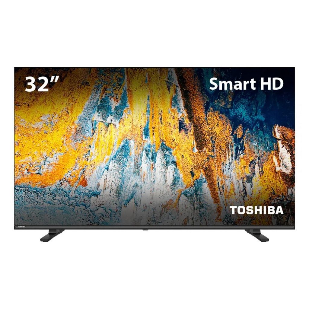 Smart TV QLED 32” HD Toshiba 32V35LS VIDAA 2 HDMI 2 USB Wi-Fi – TB016M