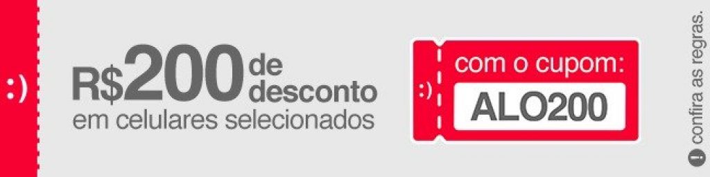 Cupom de Desconto em Smartphones