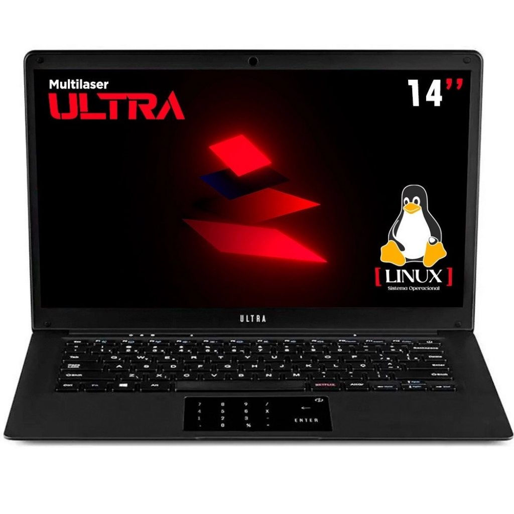 Notebook Multilaser Ultra Celeron N4020 14.1 Hd 128gb Ssd 4gb Linux