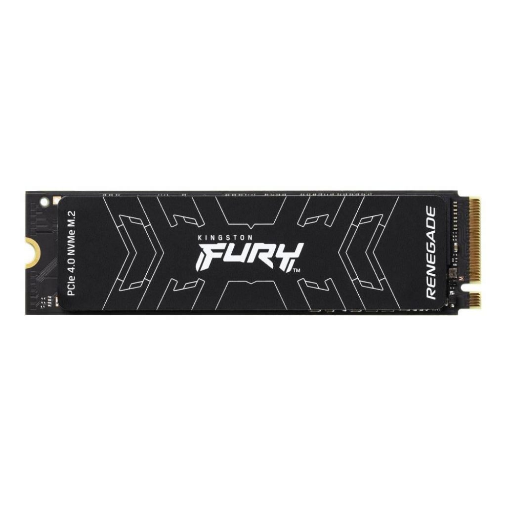 SSD 1 TB Kingston Fury Renegade, M.2 2280 PCIe, NVMe, Leitura: 7300MB/s e Gravação: 6000MB/s, Preto – SFYRS/1000G