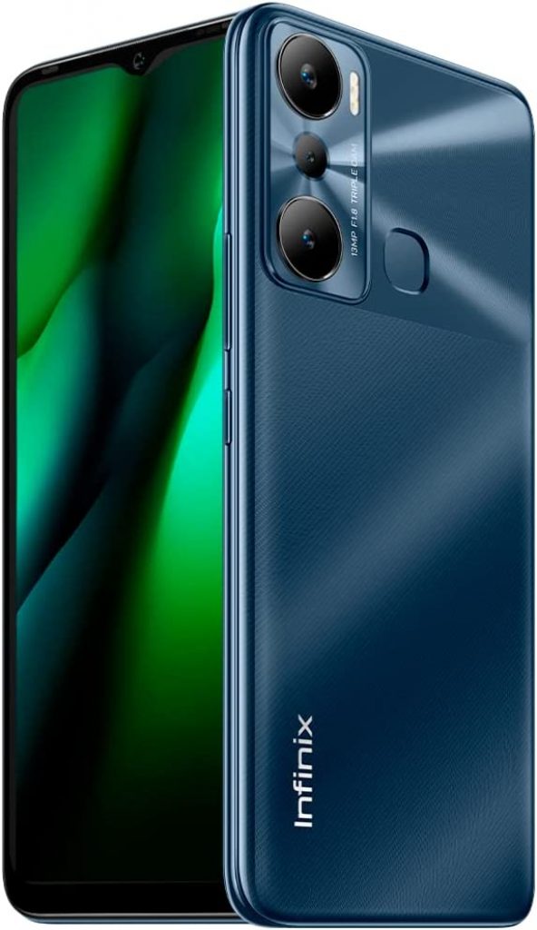 Smartphone INFINIX HOT 20i PRETO 128GB 4GB RAM, Câmera Tripla até 13MP, Bateria de 5000mAh, Tela 6,6” HD+, Dual Chip