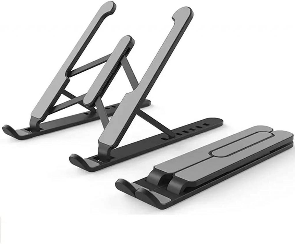 Suporte Notebook P1, Regulável, Ergonômico e Portátil Home Office, (PRETO) – Casa Liba