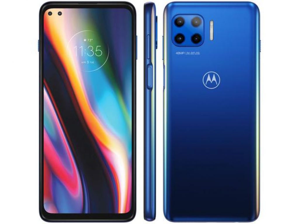 Smartphone Motorola Moto G 5G Plus 128GB – Azul Oceano 8GB RAM Tela 6,7” Câm. Quádrupla