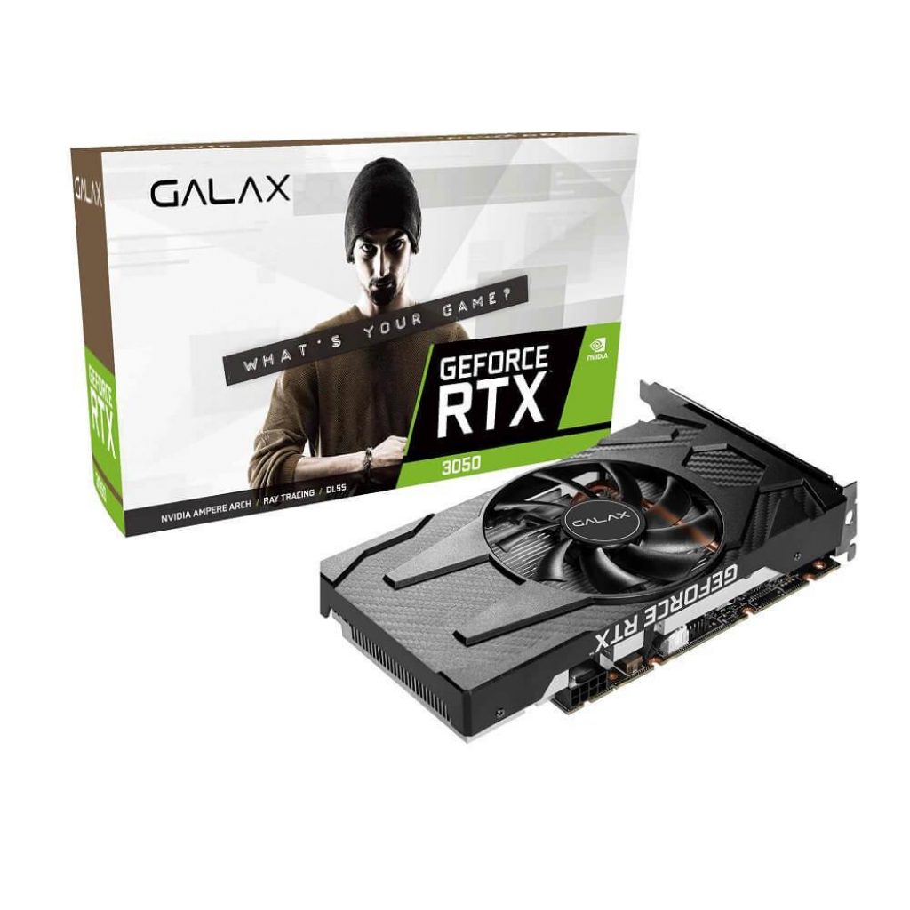 Placa de Vídeo Galax GeForce RTX 3050 1-Click OC v2 8GB 128Bit GDDR6