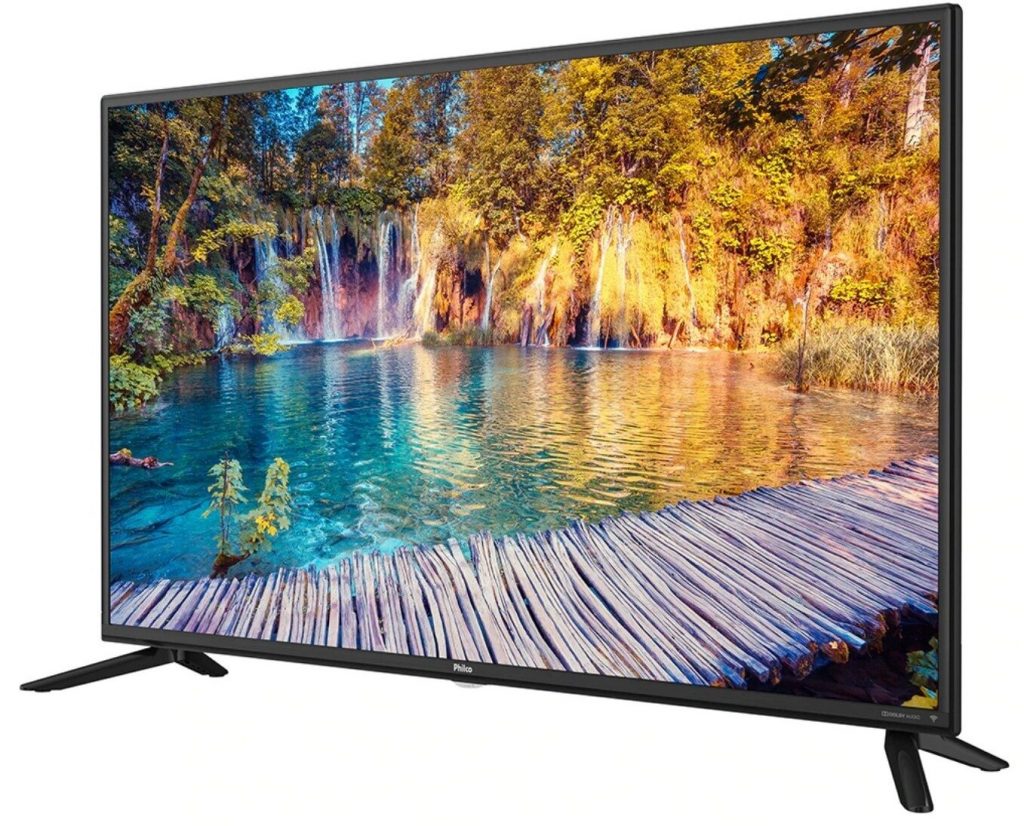 Smart TV LED 42” Full HD Philco PTV42G70N5CF com Processador Quad Core, GPU Triple Core, Dolby Audio, Mídia Cast, Wi-Fi, HDMI e USB