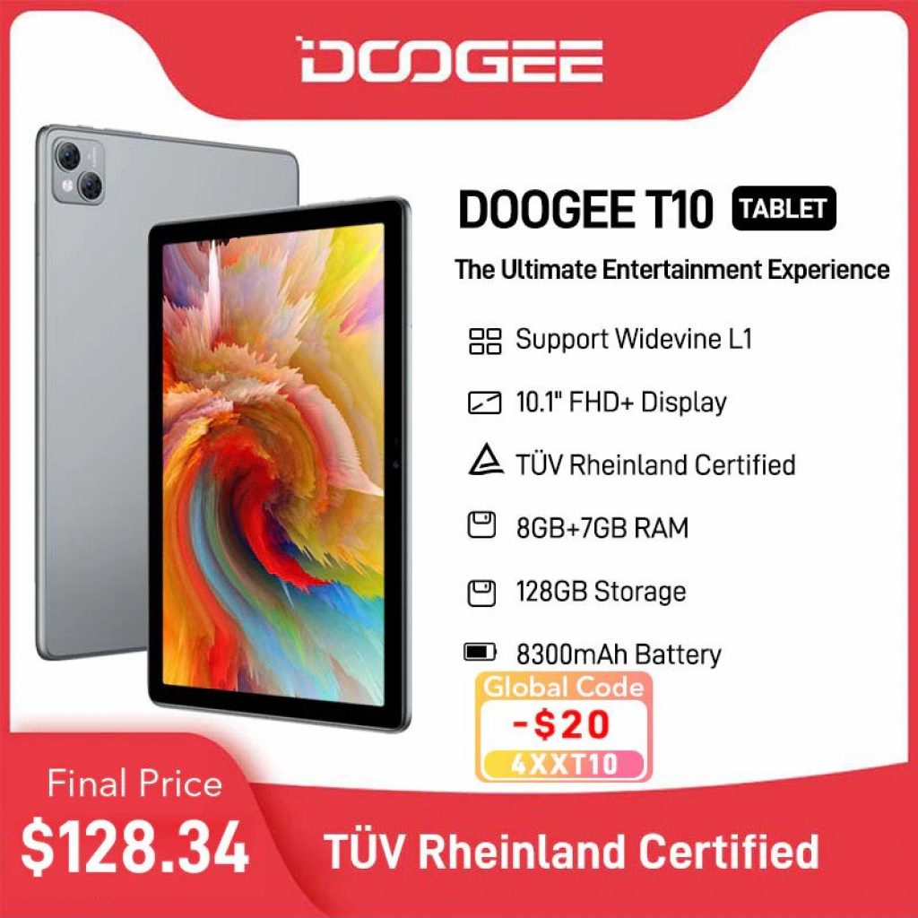 DOOGEE T10 Tablet 10.1″ FHD+