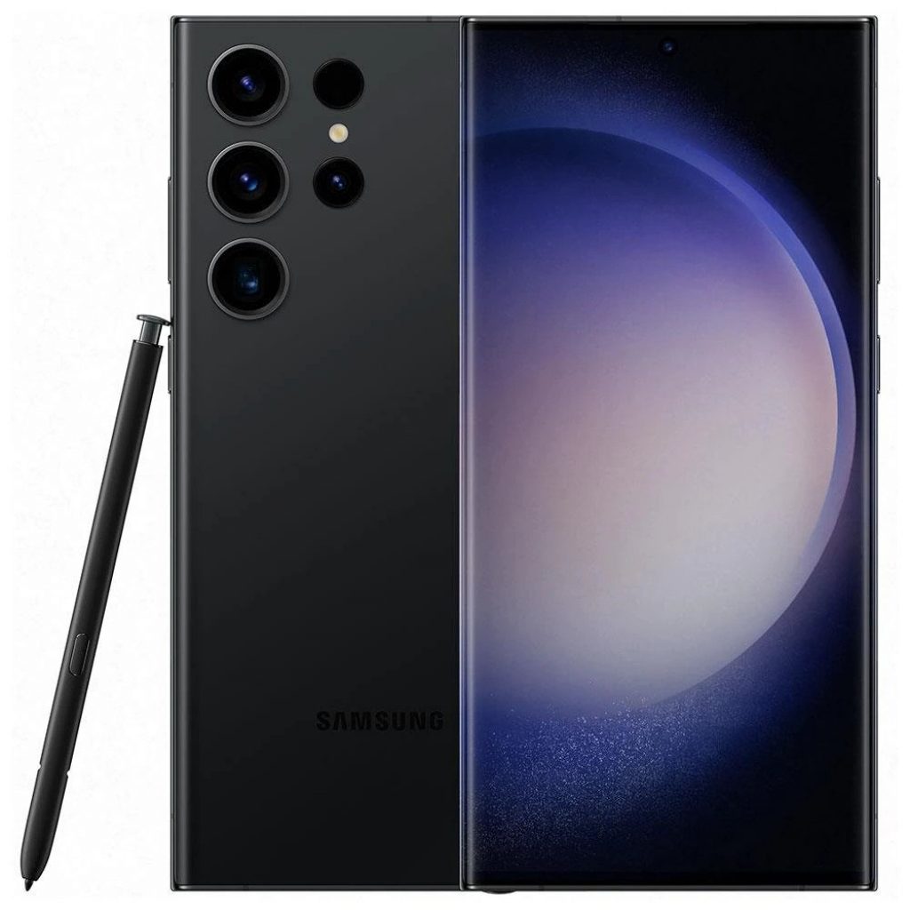 Smartphone Samsung Galaxy S23 Ultra 5G Preto 512GB, 12GB RAM, Processador Snapdragon 8 Gen 2, Câmera Quádrupla Traseira, Selfie de 12MP, Tela de 6.8″