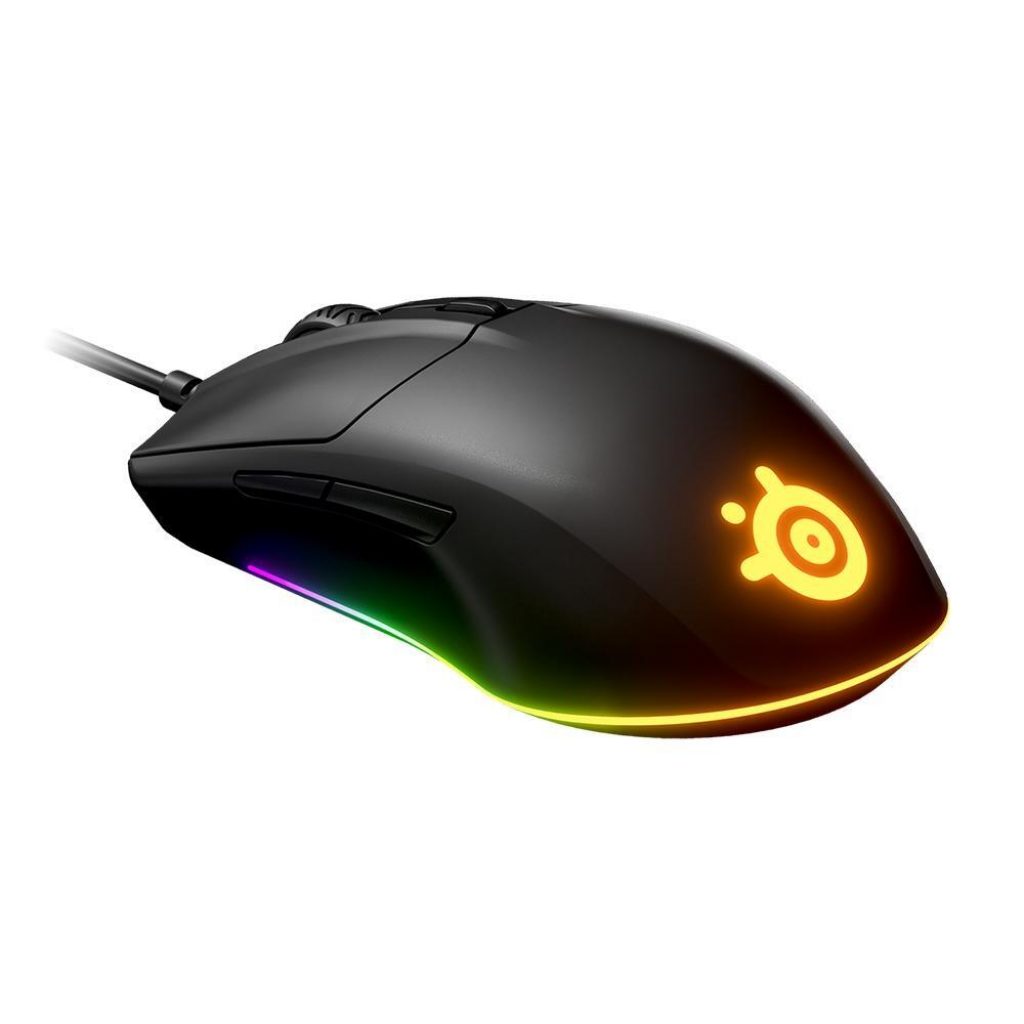 Mouse Gamer SteelSeries Rival 3, RGB, Sensor TrueMove Core, 8500 CPI, 6 Botões, Preto – 62513