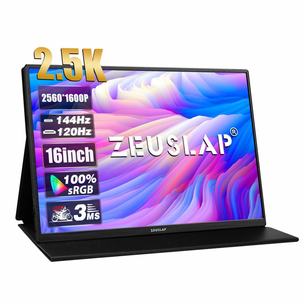 Monitor Portátil ZEUSLAP 16 “2.5k 144hz