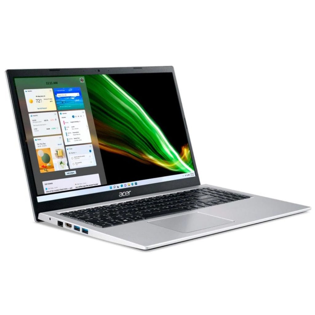 Notebook Acer Core i3-1115G4 4GB 512GB SSD Tela Full HD 15.6” Windows 11 Aspire 3 A315-58-32UT