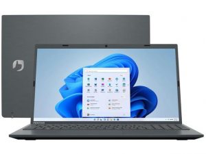 Notebook Positivo Motion Gray Intel Celeron 4GB – 128GB Tela 15,6” Windows 11 + Office 365 C4128g-15