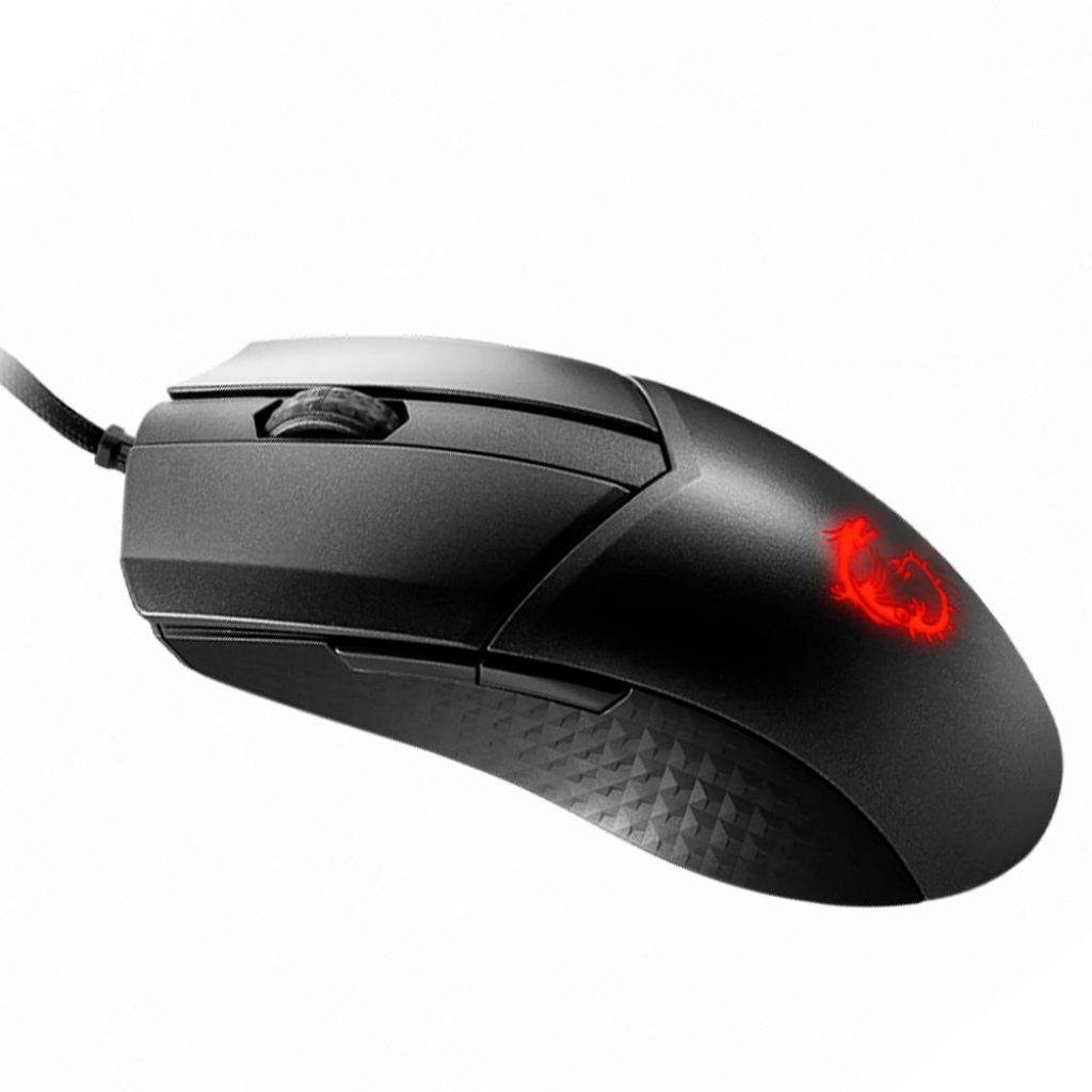 Mouse Gamer MSI Clutch GM41 Lightweight V2, RGB, LED, 16000DPI, 6 Botões, USB, Preto – S12-0400D00-C54