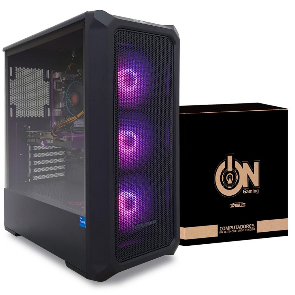 PC Gamer OnGaming Powered By Asus Intel Core i5-12400F, 16GB DDR4, Geforce RTX 3060, SSD 500GB, Linux – ONG104FT36S16S50