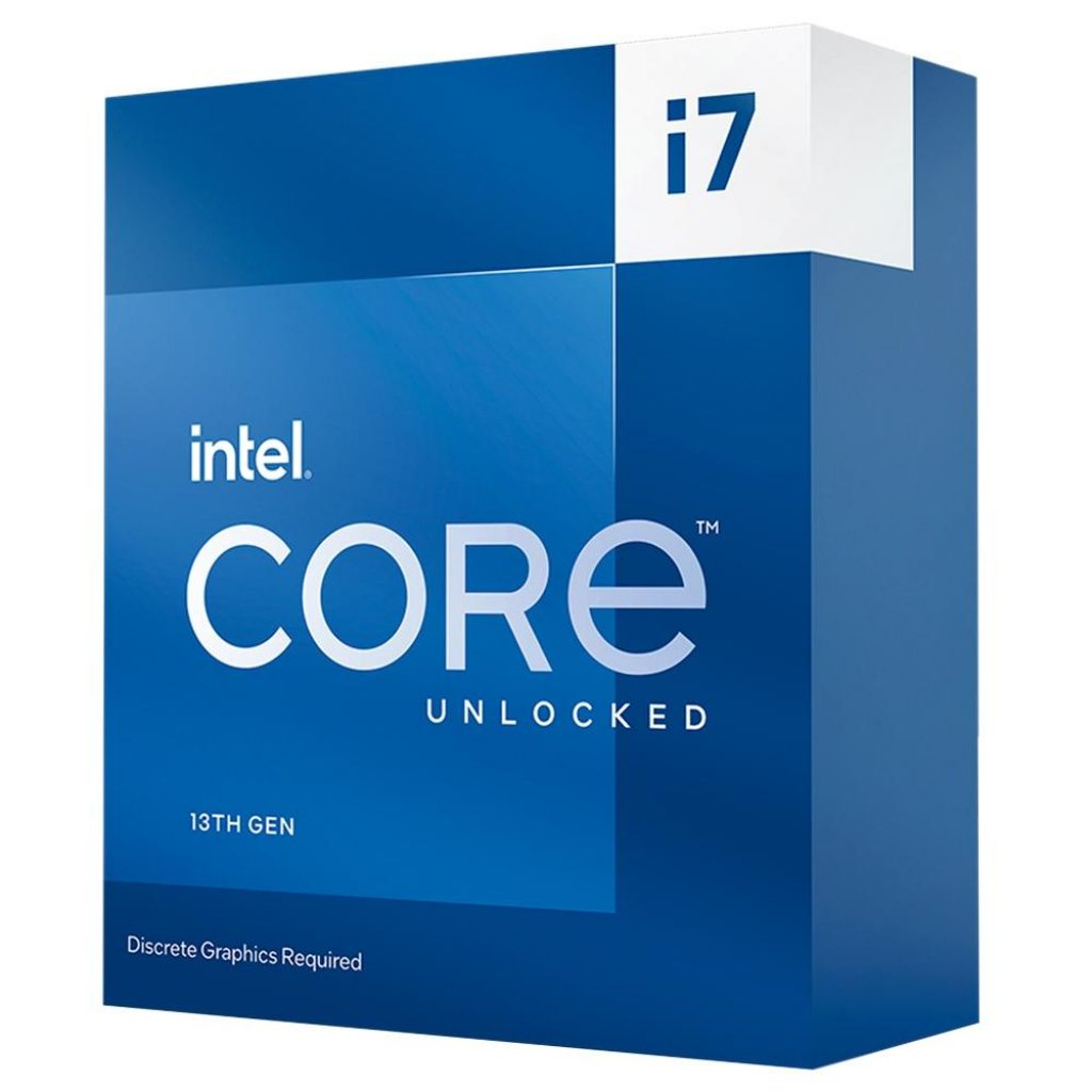 Processador Intel Core i7-13700KF, 13ª Geração, 5.4GHz Max Turbo, Cache 30MB, 16 Núcleos, 24 Threads, LGA 1700 – BX8071513700KF