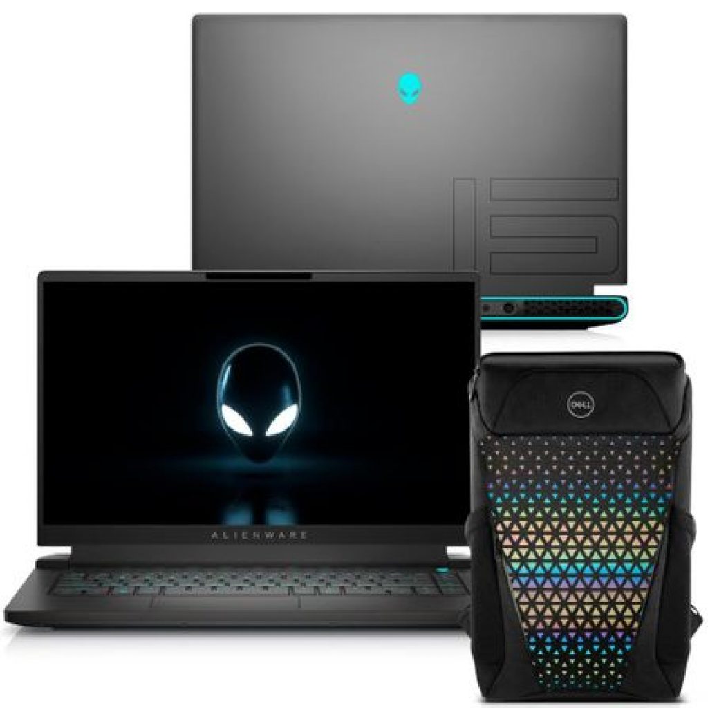Notebook Dell Alienware m15 R7 AW15-i1200-M10BP 15.6″ QHD 12ª ger Intel Core i7 16GB 1TB SSD RTX 3070Ti Win 11