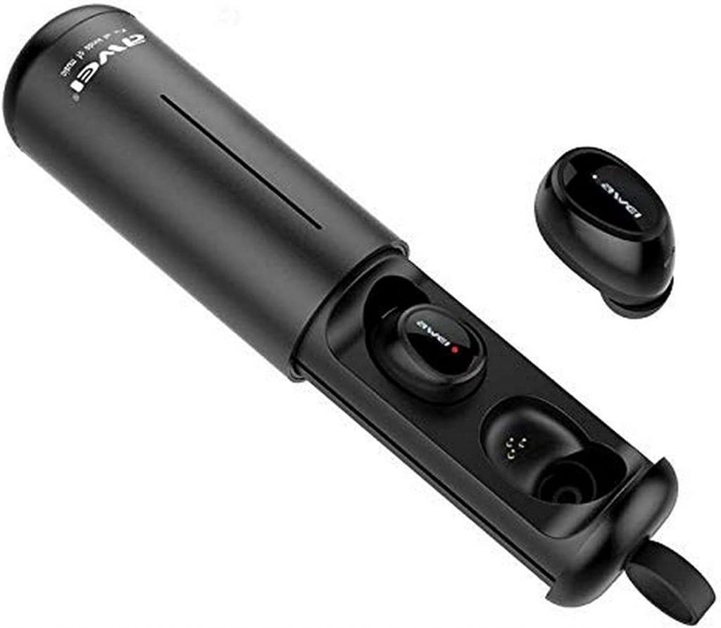 Fone Bluetooth Awei T5 Case Carregador Intra Auricular