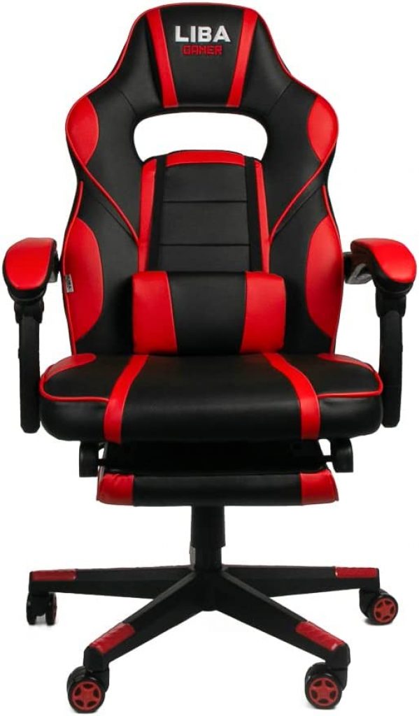 Cadeira Gamer Giratória Ergonômica BN-W0008 – Vermelho