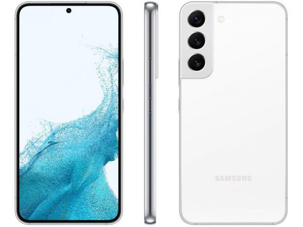 Smartphone Samsung Galaxy S22 128GB Branco 5G 8GB – RAM Tela 6,1” Câm. Tripla + Selfie 10MP Snapdragon