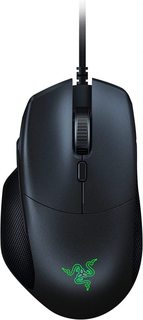 Razer Basilisk Essential Mouse para jogos: Sensor óptico de 6400 DPI – Iluminação RGB Chroma – 7 botões programáveis – Interruptores mecânicos – Preto clássico