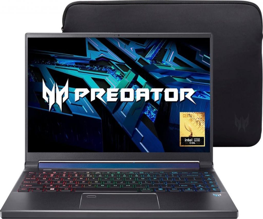 Acer Notebook Predator Triton 300 SE 14″ WUXGA 165Hz, 512GB SSD, i7-12700H Gaming Laptop (16GB RAM, GeForce RTX 3060, teclado retroiluminado, Windows 11 Home, cinza titânio) PT314-52s-747P, modelo 2022