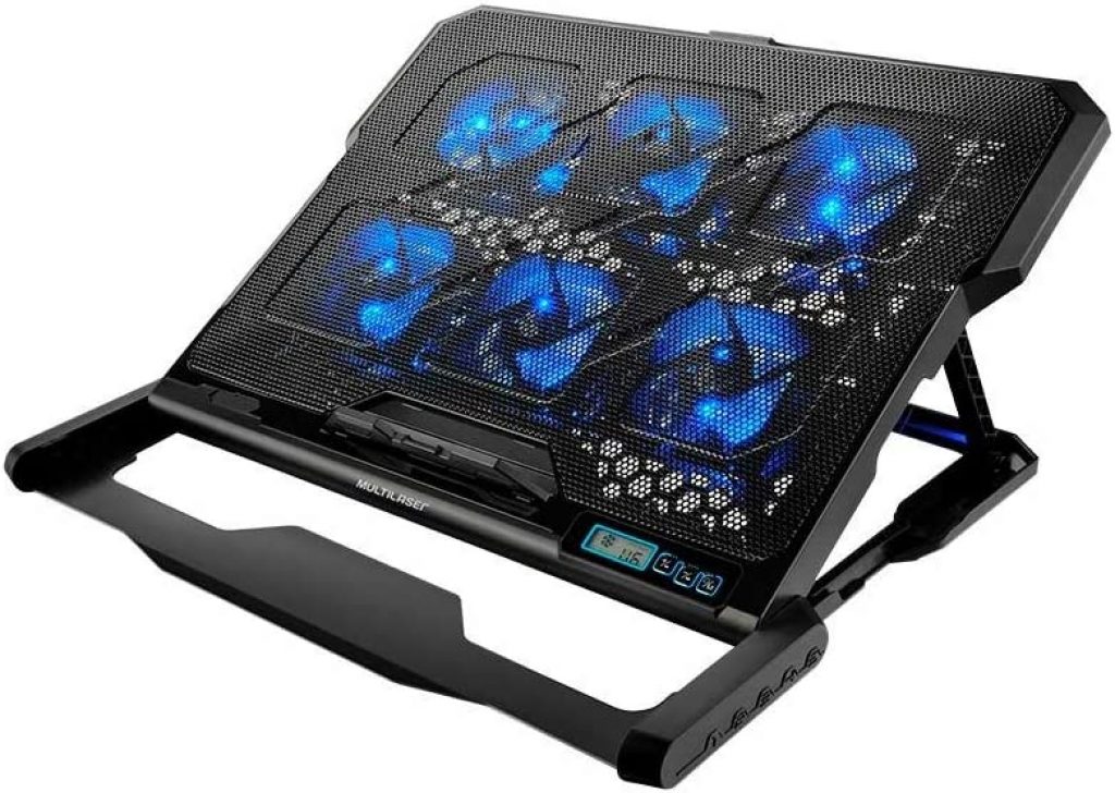 Cooler Para Notebook Com 6 Fans Led Cooler – Ac282