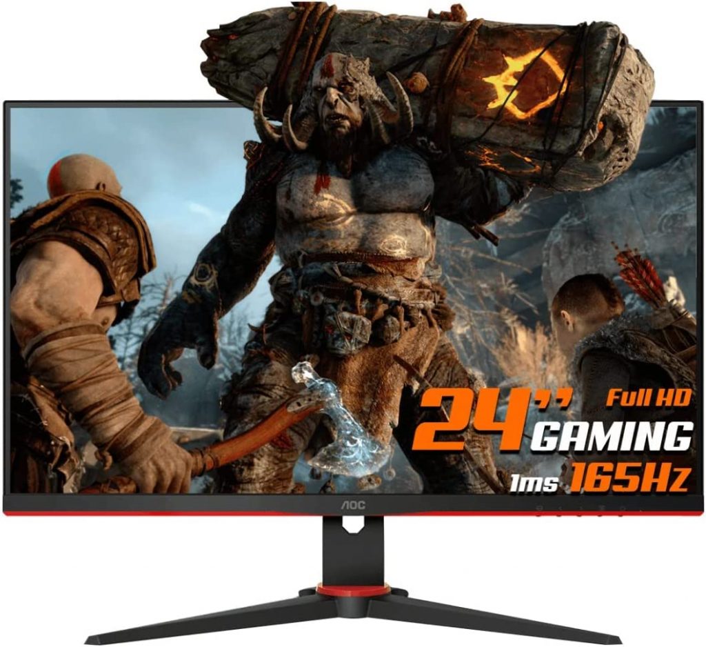 Monitor AOC 23,8″ 24G2SE Widescreen Viper 24 Gamer 165Hz / 1Ms / Vga / Hdmi / Display Port / Vesa