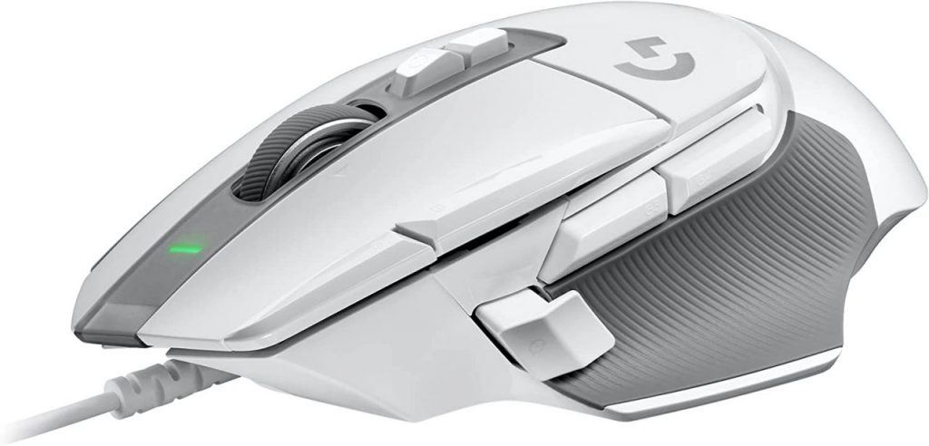 Mouse Gamer Logitech G502 X com Switch LIGHTFORCE, 13 Botões Programáveis, Sensor HERO 25K, Compatível com PC/macOS/Windows – Branco