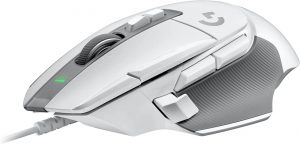 Mouse Gamer Logitech G502 X com Switch LIGHTFORCE, 13 Botões Programáveis, Sensor HERO 25K, Compatível com PC/macOS/Windows – Branco