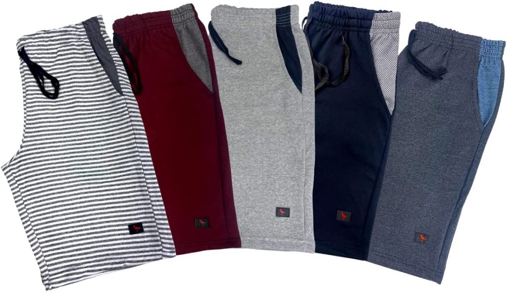 Kit 5 Bermuda Moletom Academia Treino Masculina Original Ducam