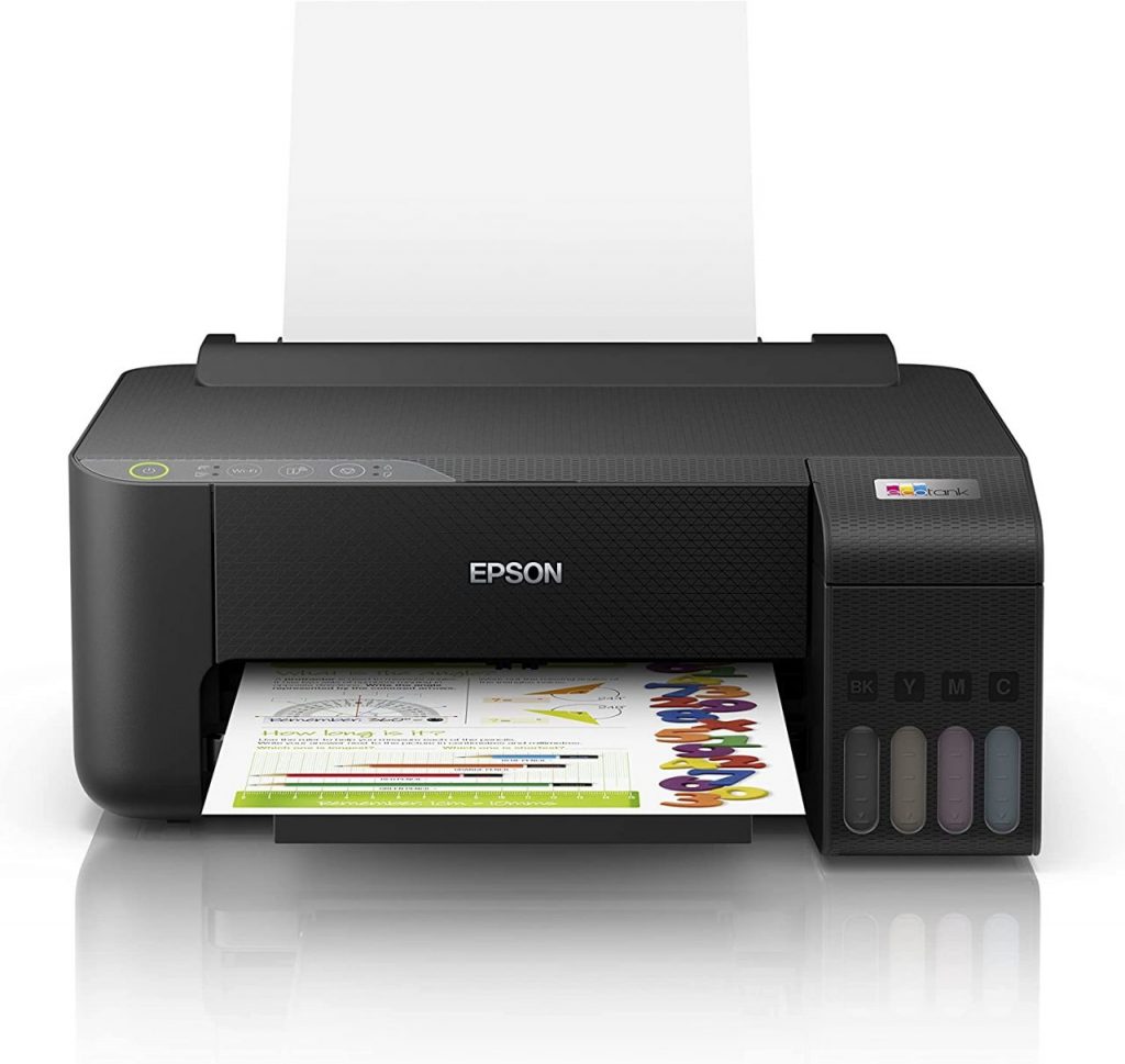 EPSON EcoTank L1250 – Impressora, tanque de Tinta Colorida, Wi-Fi Direct, Comando de voz, Bivolt, Cor: Preto