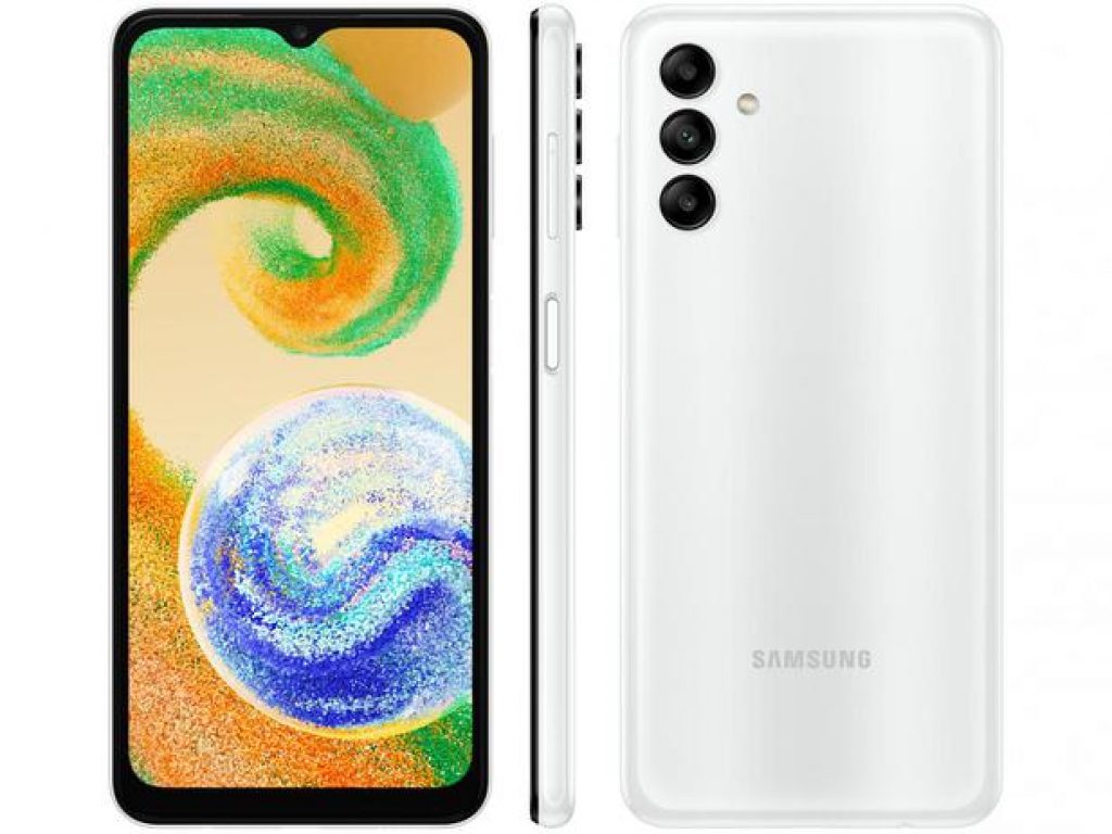 Smartphone Samsung Galaxy A04s, 64GB, 4GB RAM Câmera Tripla 50MP, 2MP 2MP Octa-Core, tela infinita 6.5″ Dual Chip