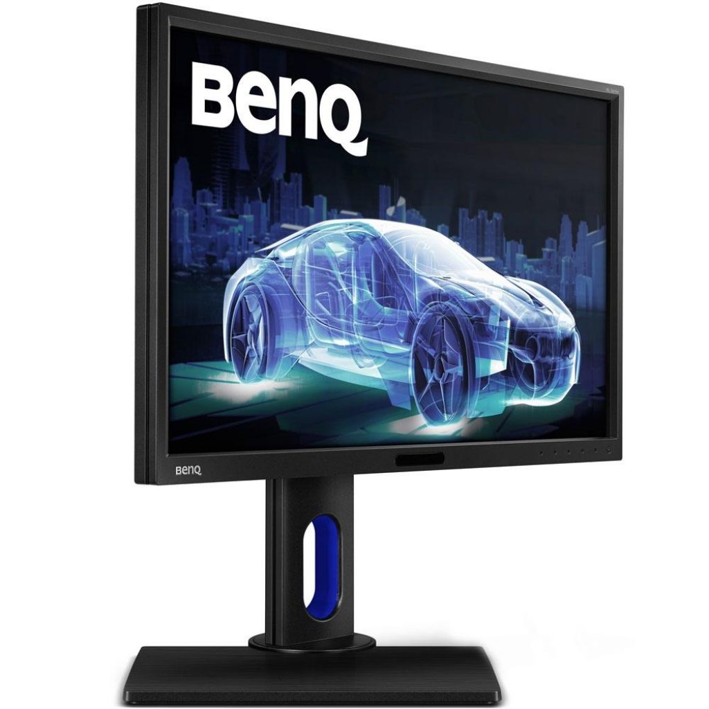 Monitor Profissional BenQ 23.8′ IPS, Wide, 2K QHD,100% sRGB, SolidWorks Certified, HDMI/DisplayPort, Ajuste de Altura, AQ Color – BL2420PT