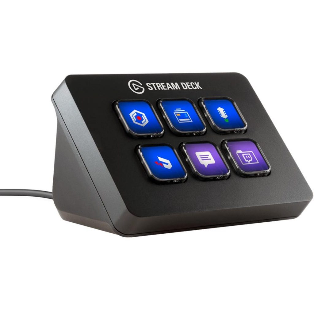 Stream Deck Elgato Mini, 6 Teclas Personalizáveis de LCD, USB Integrado, Preto – 10GAI9901