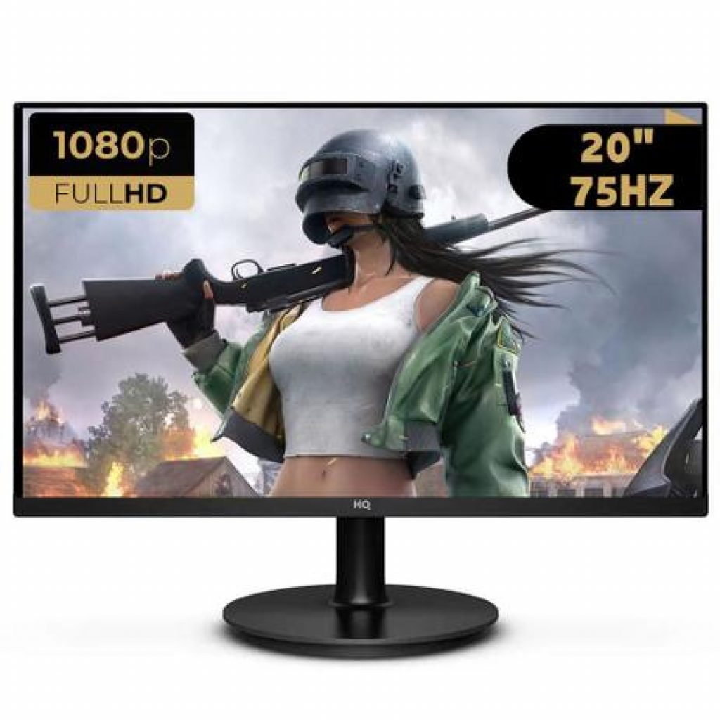 Monitor Gamer 20 Full HD 75Hz hdmi hq 20GHQ-LED Preto