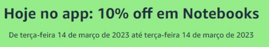 Amazon – cupom de 10% em notebooks intel selecionados pelo APP